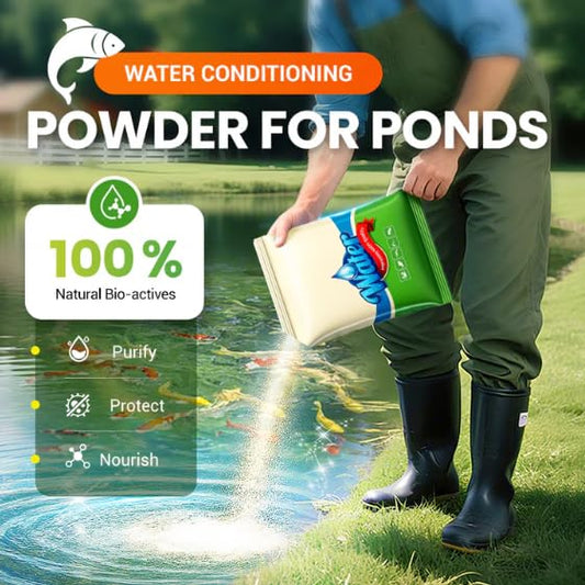 Premium Pond Care Powder | Water Clarifier & Algae Control 🐟🌊🔬 ( BUY 1 GET 1 FREE )