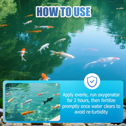 Premium Pond Care Powder | Water Clarifier & Algae Control 🐟🌊🔬 ( BUY 1 GET 1 FREE )