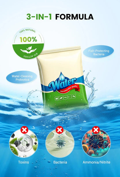 Premium Pond Care Powder | Water Clarifier & Algae Control 🐟🌊🔬 ( BUY 1 GET 1 FREE )