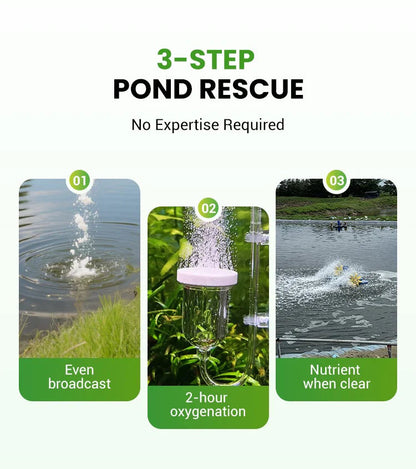 Premium Pond Care Powder | Water Clarifier & Algae Control 🐟🌊🔬 ( BUY 1 GET 1 FREE )